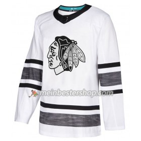 Chicago Blackhawks Blank 2019 All-Star Adidas Weiß Trikot Authentic - Herren